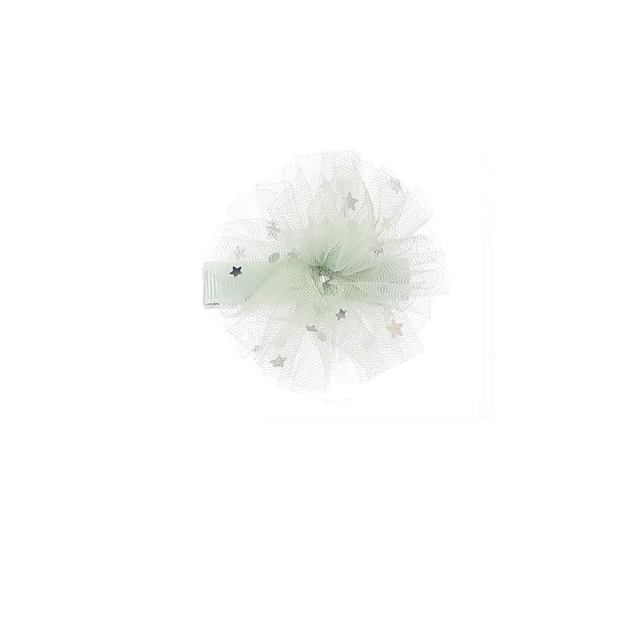 Aqua Star Tulle Hair Clip