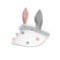 Gray Pom Pom Rabbit Ear Visor
