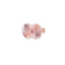Pink Pom Pom Bow Hair Clip