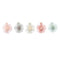 Blush Shimmery Daisy Hair Clip