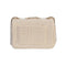NUDE-PINK TWEED PURSE WITH BOW