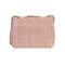 PINK TWEED PURSE WITH BOW