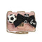 PINK TWEED PURSE WITH BOW