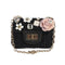 BLACK MINI TWEED PURSE