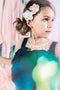 Pink Tulle Daisy Hair clip