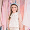 Gray Pom Pom Rabbit Ear Visor