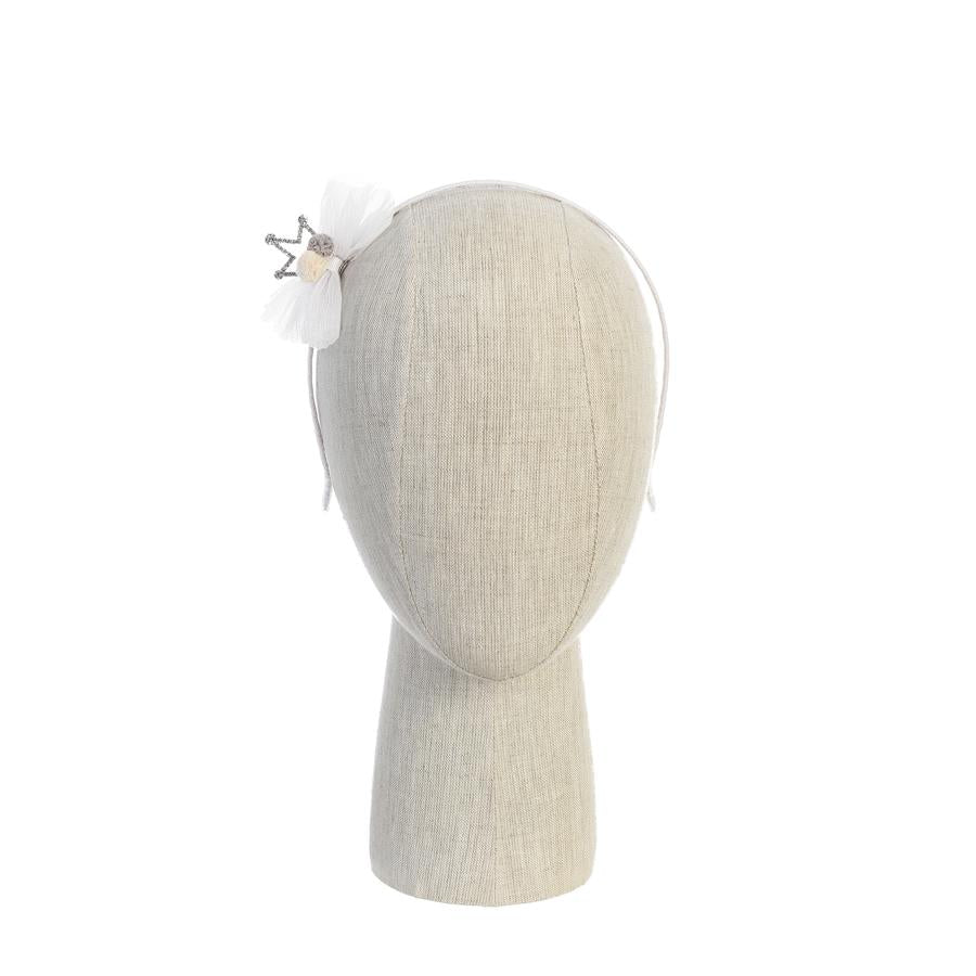 Beautiful Gathered Tulle Princess Crown Headband