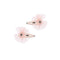 Blush Tulle Bow Hair Clip Set
