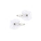 White Tulle Bow Hair Clip Set