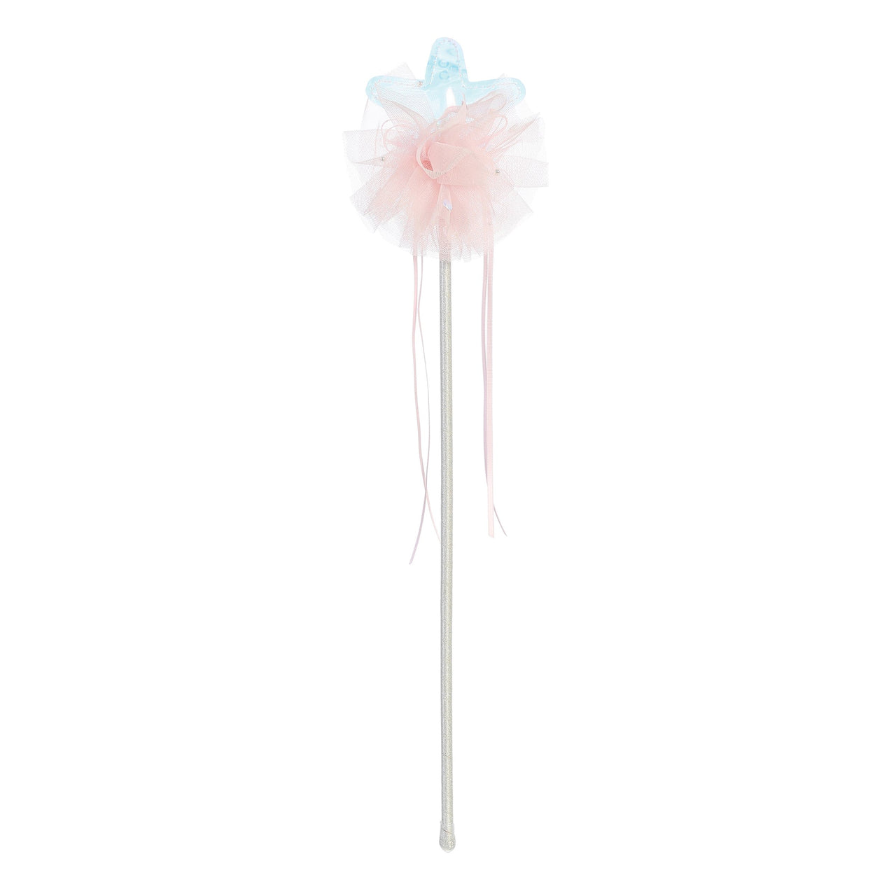 Under the Sea Tulle Wand with Large Iridescent Sea Animal Accent