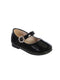 Ivory Baby Girls Patent Leather Shoes with Rhinestone Buckle