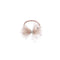 Taupe Star Layered Tulle Elastic Hair Tie