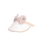 Blush Pom Pom Bow Visor