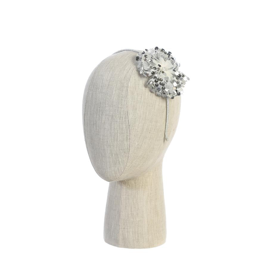 Silver Sequin Headband