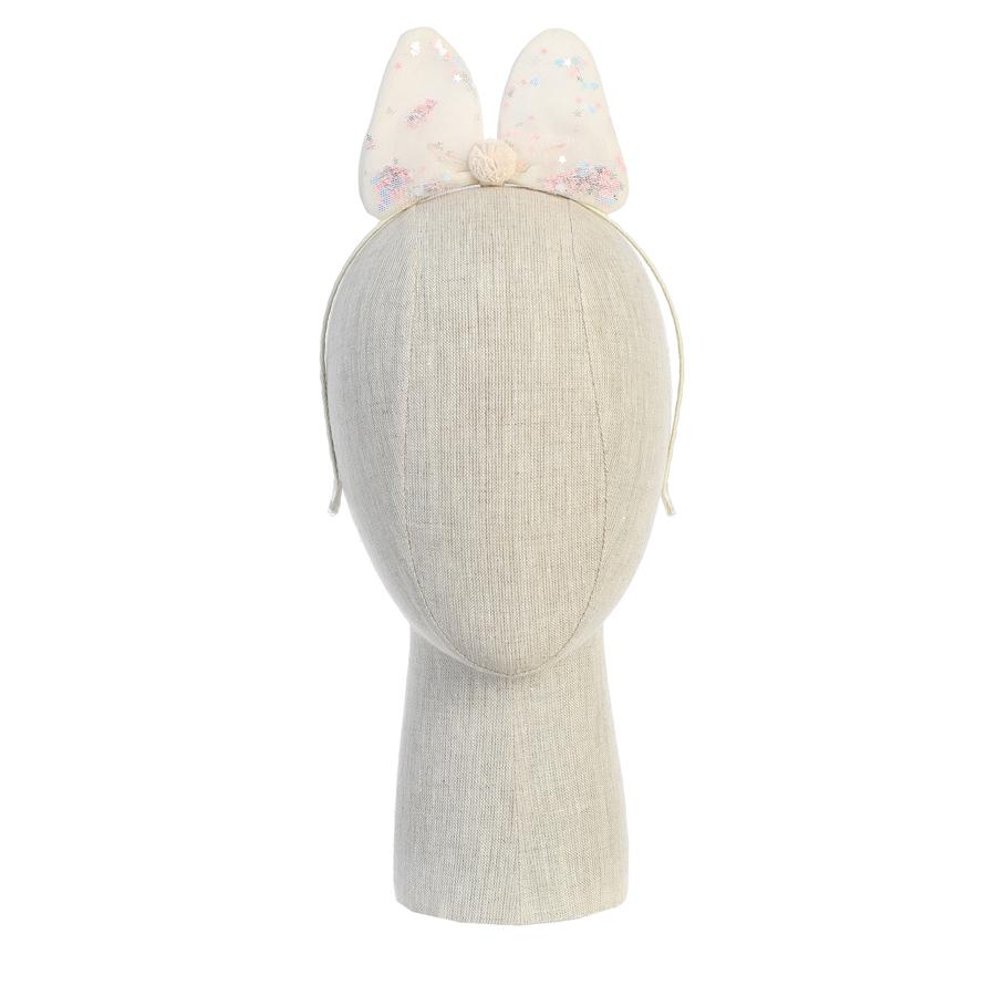 Ivory Mouse Bow Hairband