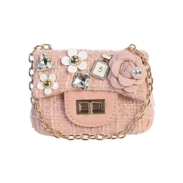 Hannah Mini Pink Tweed Bag – Lunisol Store