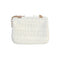 WHITE MINI TWEED PURSE