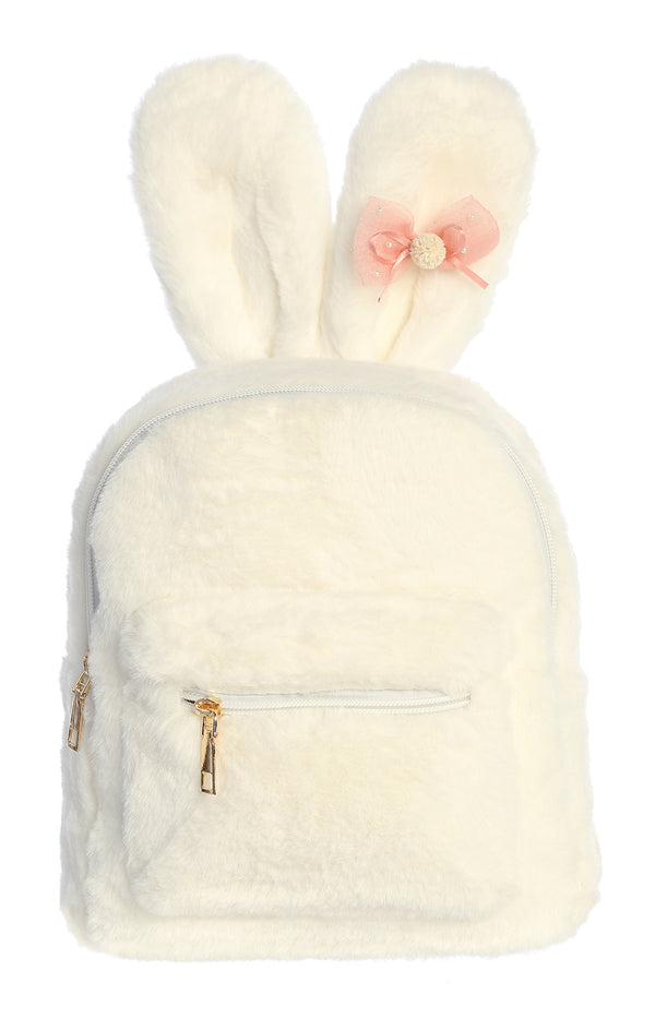 Soft Faux Fur Bunny Ear Backpack