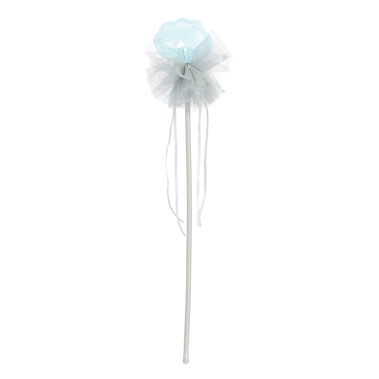 Under the Sea Tulle Wand with Large Iridescent Sea Animal Accent